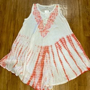 Tie Dye Free Flow Dress